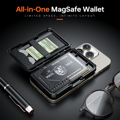 X-Pocket Magnetic Wallet with RFID Blocking