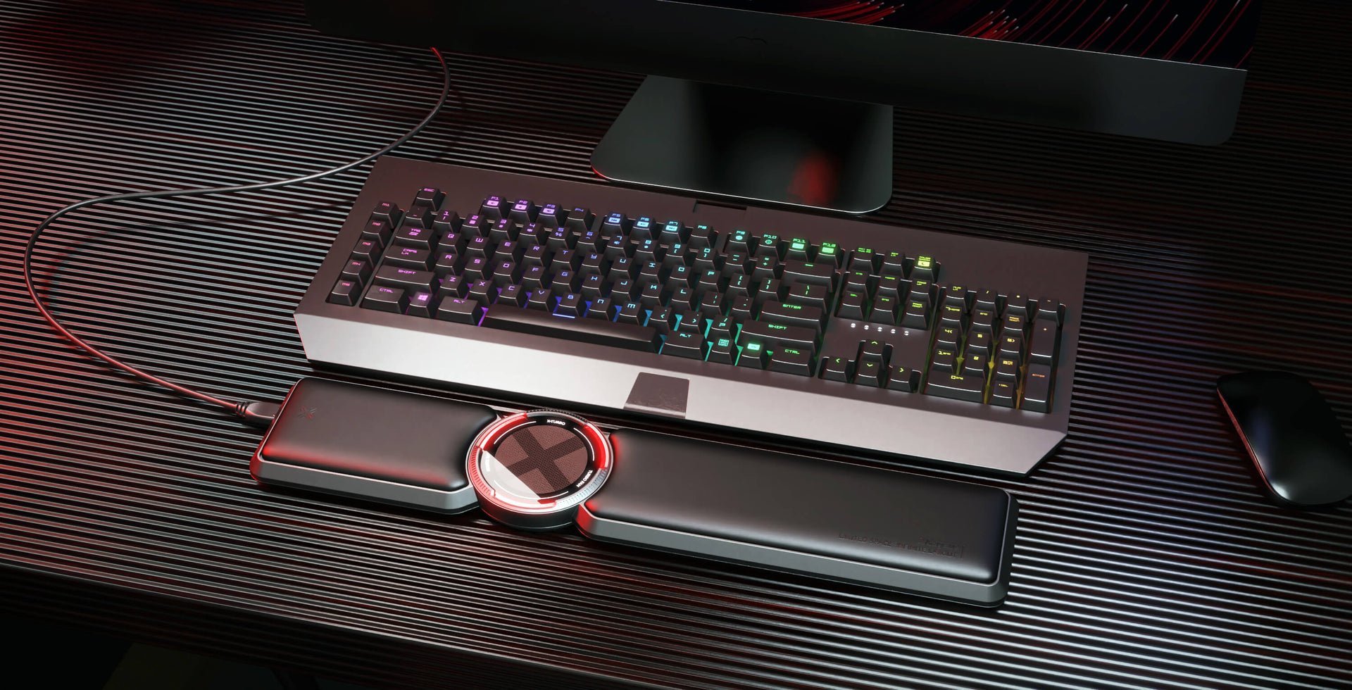 X Layout Improve Home Office & Gaming Desk Setup | Xlayout Desk Accessories ...