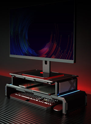 X Layout Improve Home Office & Gaming Desk Setup | Xlayout Desk Accessories ...